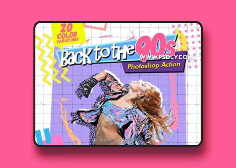 GraphicRiver - Back to the 90s Photoshop Action 24035268