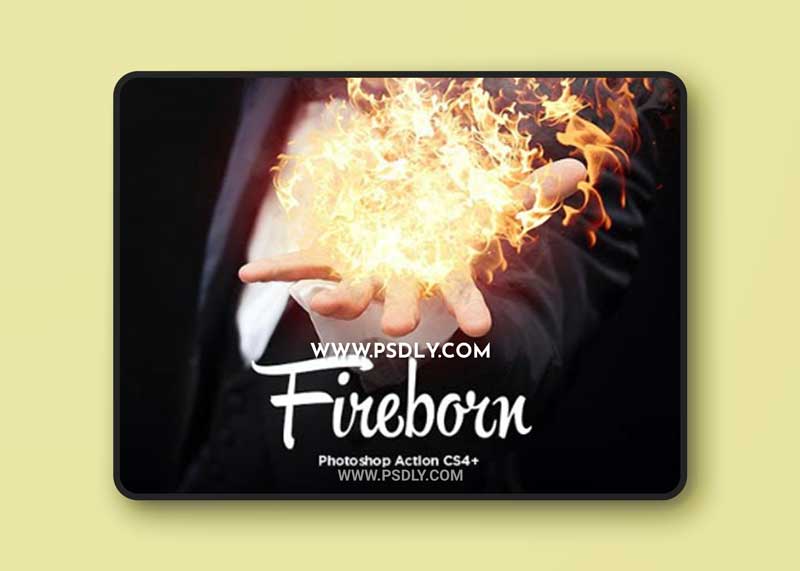 GraphicRiver - Fireborn CS4+ Photoshop Action 24273075