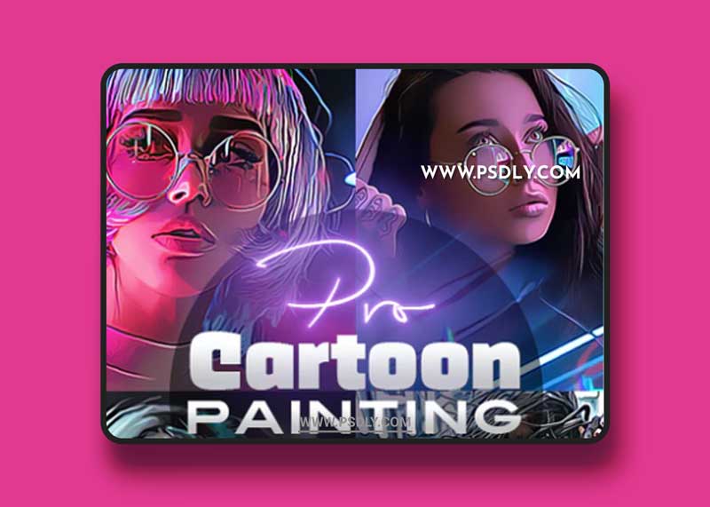 GraphicRiver - PRO Cartoon Painting Photoshop Action 26592570