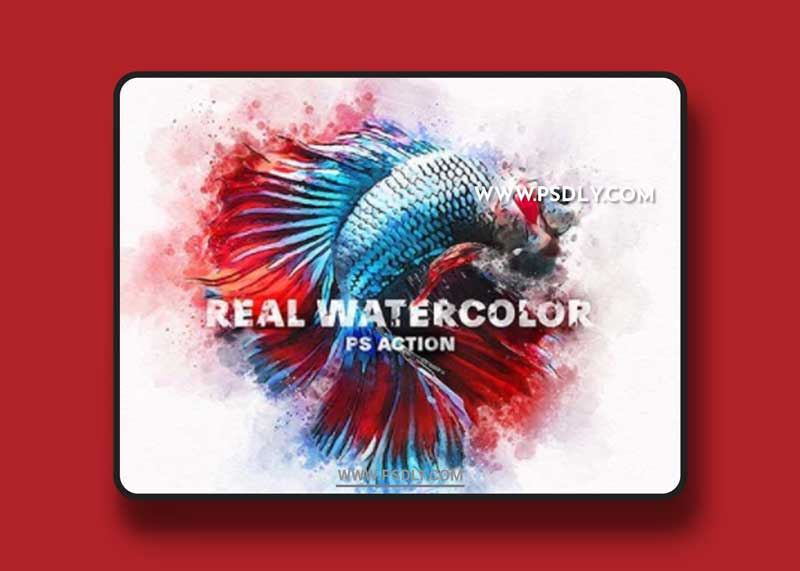 GraphicRiver - Real Watercolor Photoshop Action 24038050