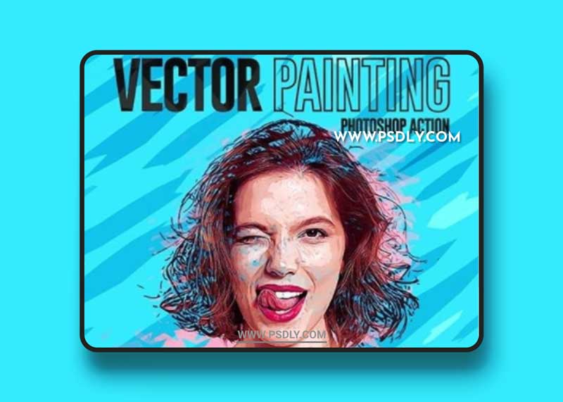 GraphicRiver - Vector Painting Effect Photoshop Action 26992554