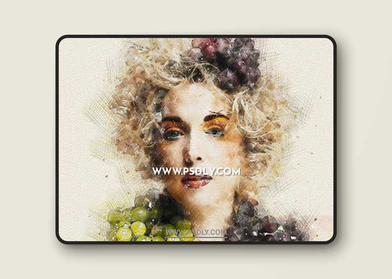 GraphicRiver - Watercolor & Pencil Painting Photoshop Action 23585040