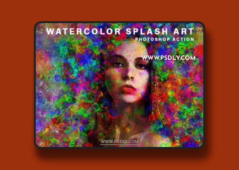 GraphicRiver - Watercolor Splash Art Action 23955049