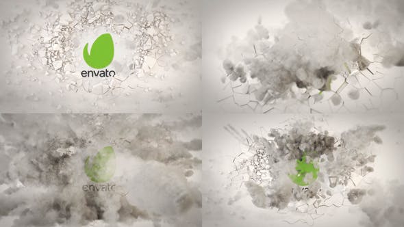 Videohive Ground Destruction Logo Reveal 33323067
