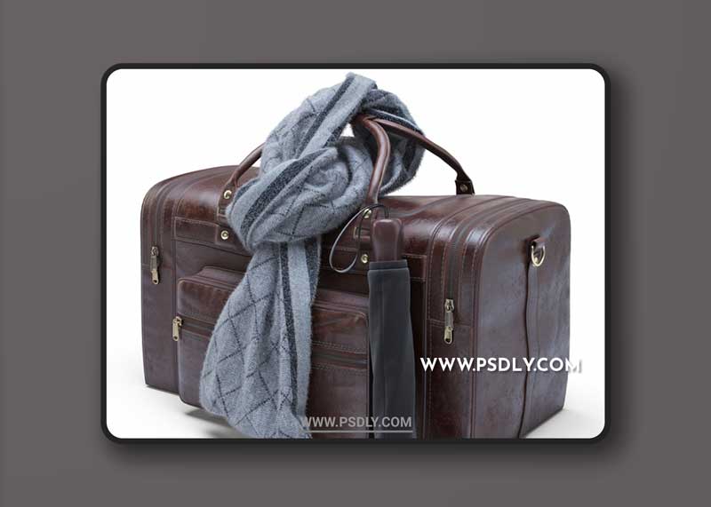 Leather Military Duffle Bag