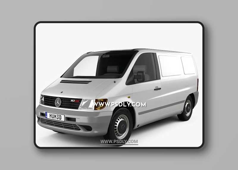 Mercedes-Benz Vito (W638) Panel Van 1996 3D model