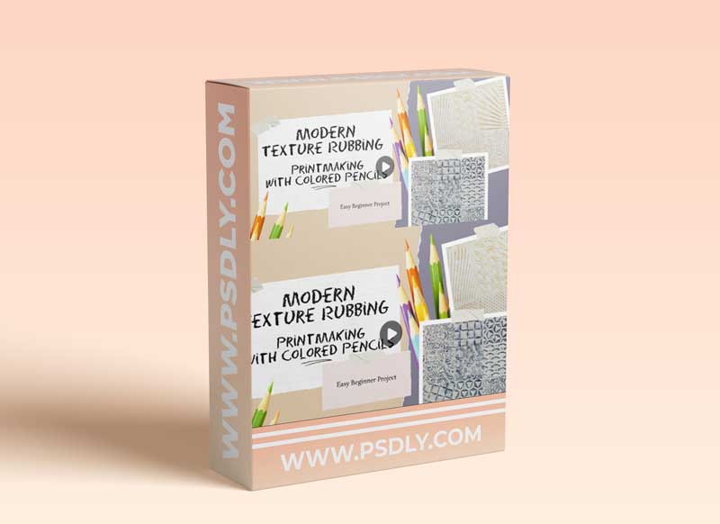 Modern Texture Rubbings - Easy Printmaking for Beginners