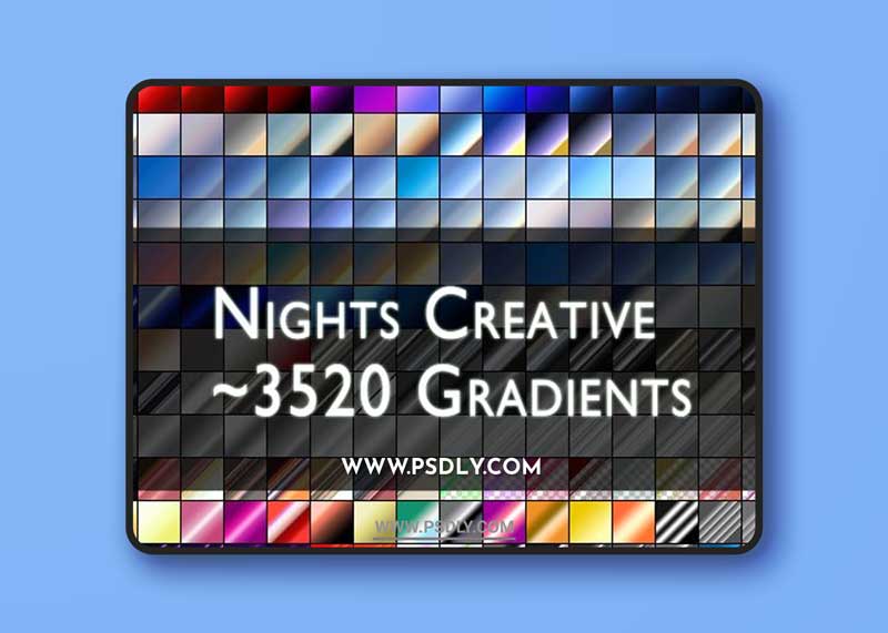 Nights Creative - 3520+ Gradients for Photoshop