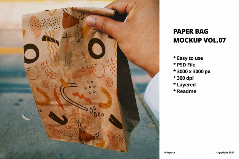 Paper Bag Mockup Vol.07 F9LYDLZ