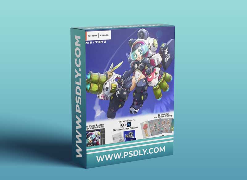 Patreon TERM 08 / TIER 3 : Flying Suit Panda