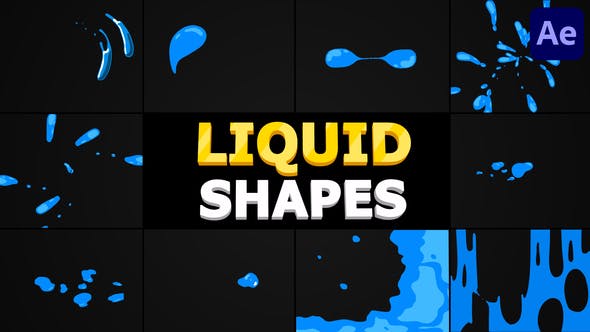 Videohive Liquid Shapes | After Effects 33516940