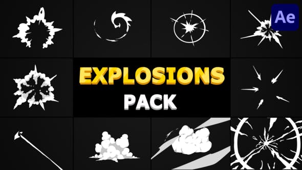 Videohive Explosions Pack After Effects 33390578