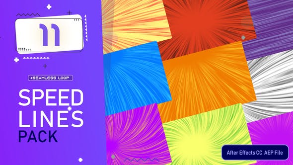 Videohive Anime Action Motion Lines 33425939