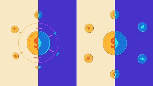 Videohive Crypto Coin Logo Reveal 33403509