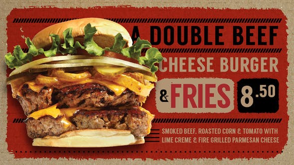 Videohive Rustic Cardboard Menu Slideshow