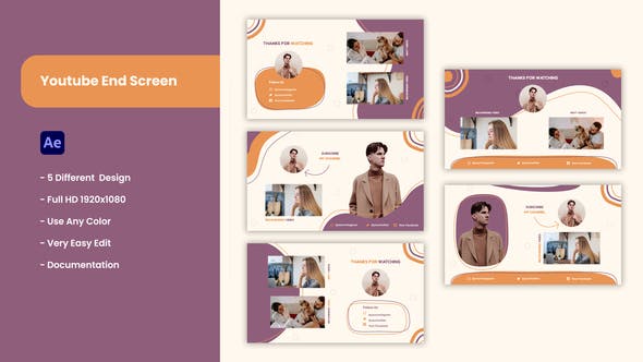 Videohive Youtube End Screen 33414511