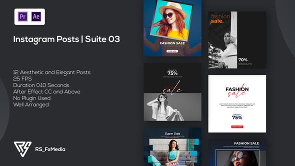 Videohive - Instagram Posts | Suite 03 | MOGRT - 33431256