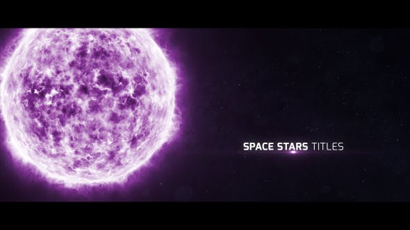 Videohive Space Stars Titles 15735814