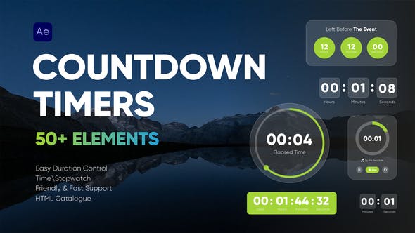Videohive - Countdown Timers - 33032137