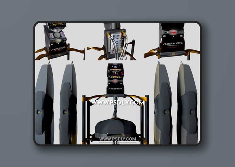 Speaker system MoM RX-100 3D Model