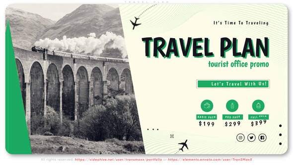Videohive Travel Plan 33601916