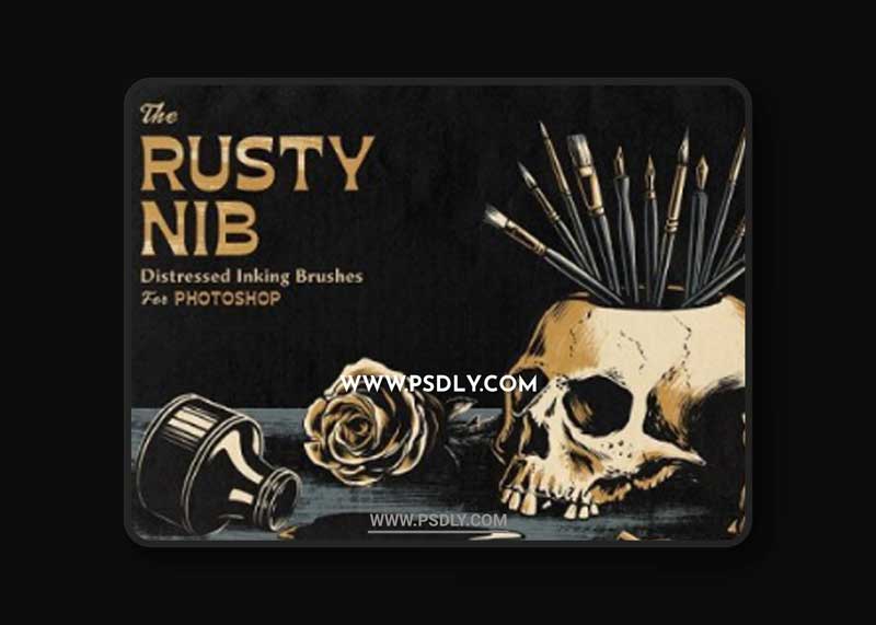 True Grit Texture Supply – The Rusty Nib for Photoshop