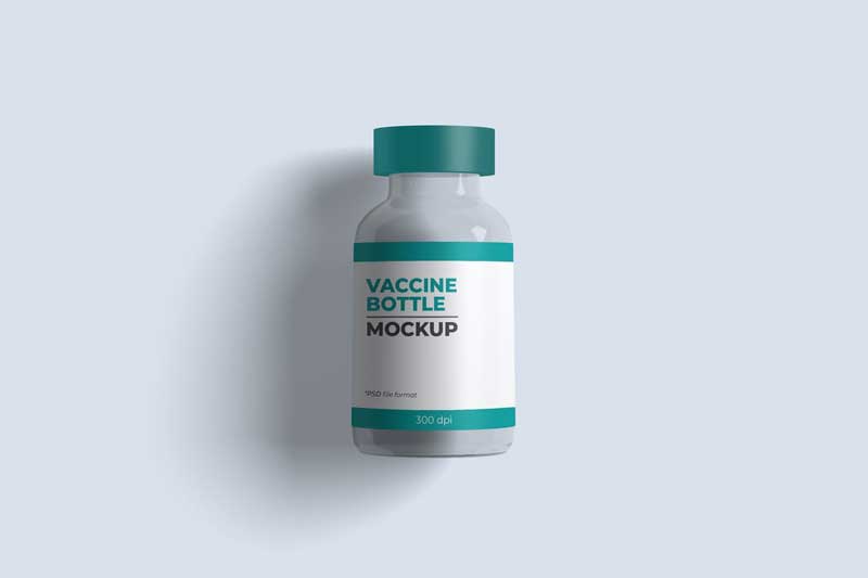 Vaccine Bottle Mockups A352MYG