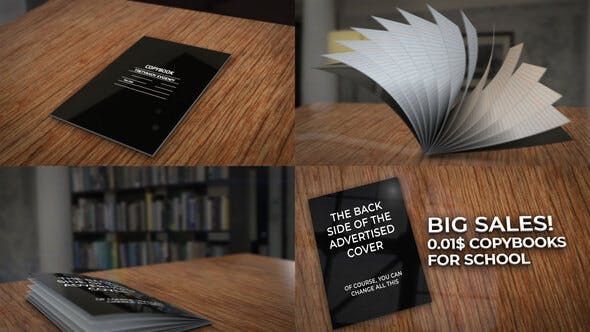 Videohive Copybook Journal Book Seller 33465752