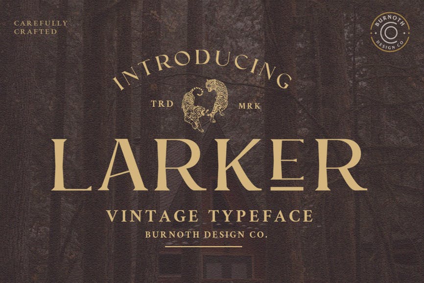 Larker - Vintage Font