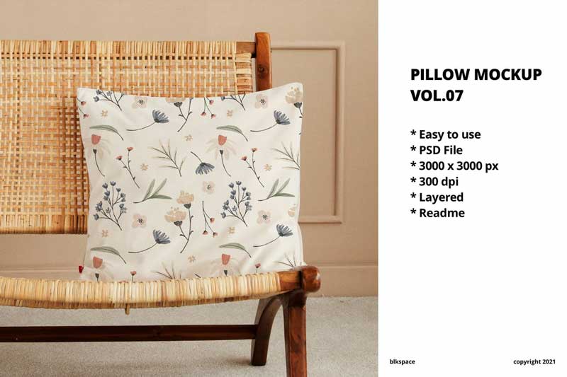 Pillow Mockup Vol.07 RJ3TZTY