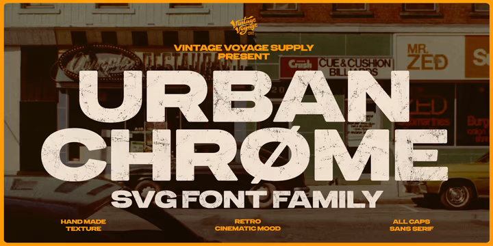Urbanchrome Font Family