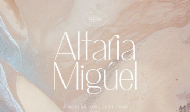 Altaria Miguel - Modern Sans Serif
