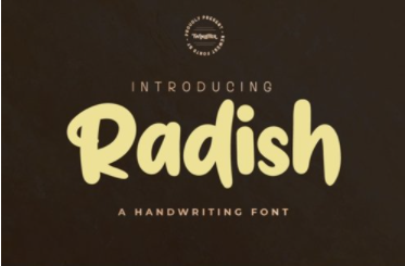 Radish Font