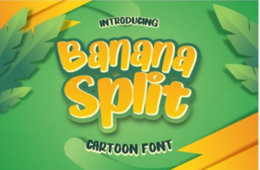 Banana Split Cartoon Font
