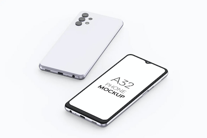 A32 Phone Mockup Z5XR75J