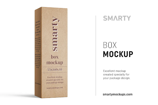 CreativeMarket - Box mockup 55x160x40 4855243