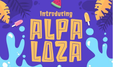 ALPALOZA - Kids Summer Font