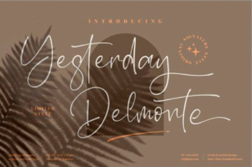 Yesterday Delmonte Font