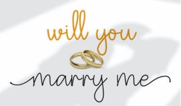 Will You Marry Me Wedding Font