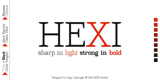 Hexi Font Family