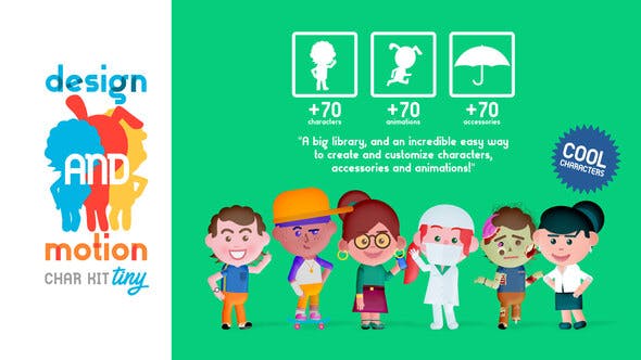 Videohive Design and Motion Char Kit Tiny 33520272