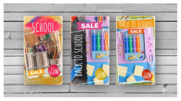 Videohive Back To School Instagram Stories 33284806