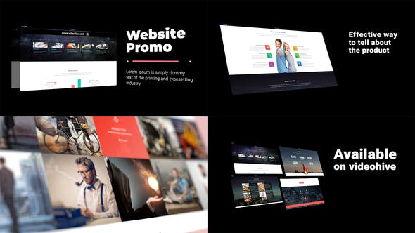 Videohive Minimalistic website promo 29280972