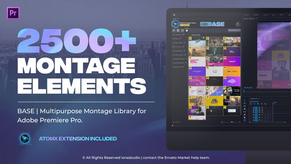 Videohive - BASE | Transitions and Motion Graphics for Premiere Pro V2 - 29733181