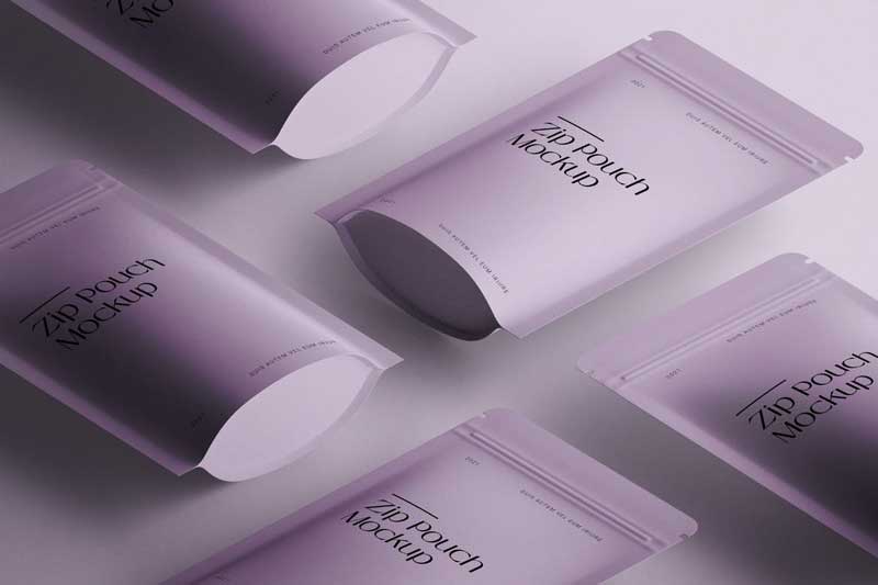 Isometric Zip Pouch Mockup 6CCH8UQ