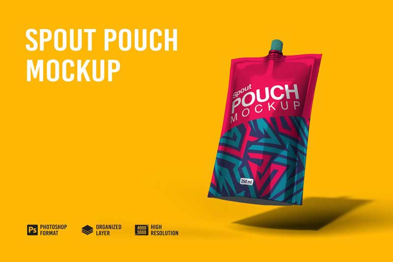 Spout Pouch Mockup