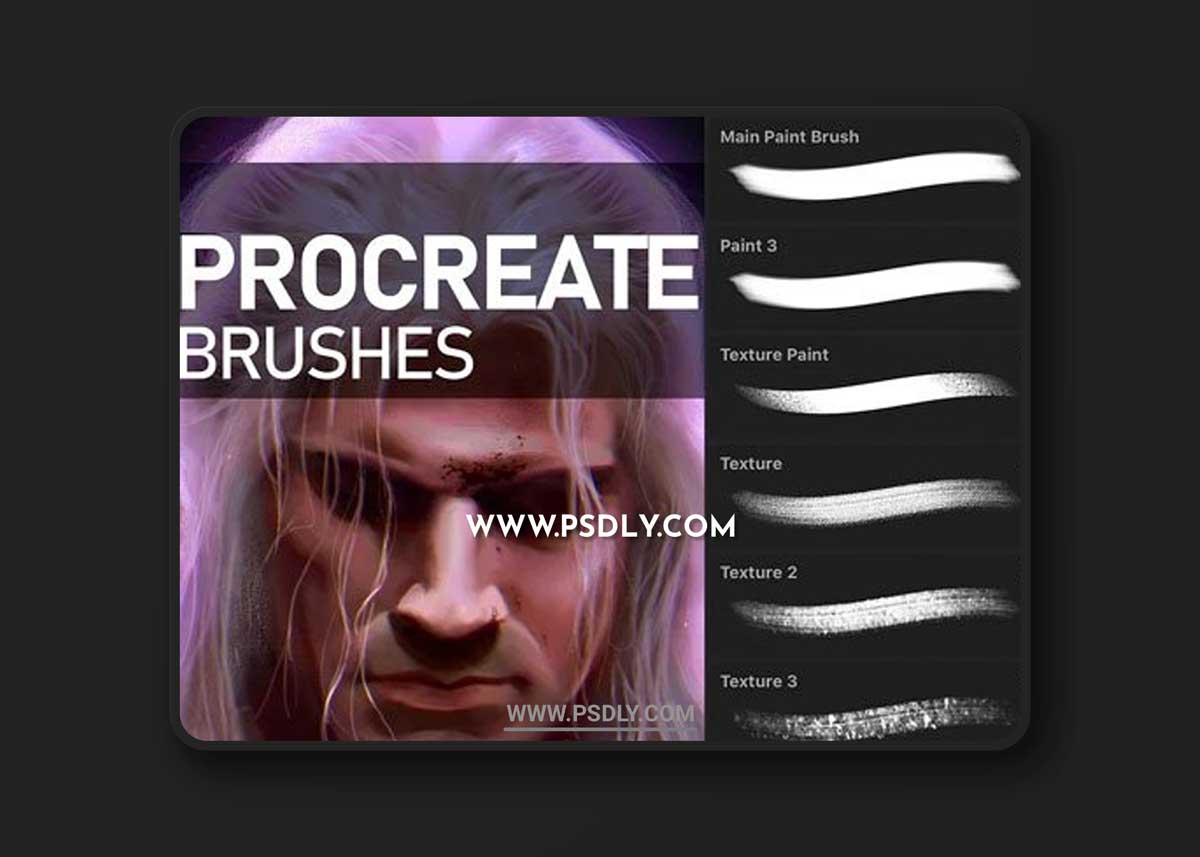 16 Digital Painting Brushes for Procreate