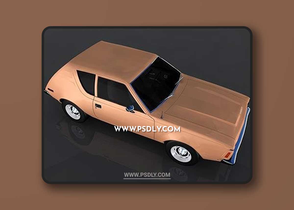 1973 AMC Gremlin 3D Model o93259