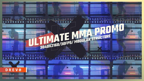 Videohive Ultimate MMA Promo Intro/ Sport Trailer/ Boxing/ Fight Night/ UFC/ Marathon/ Dynamic/ Run/ Online 33696317