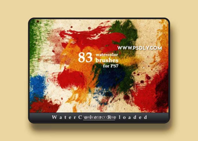 200+ Watercolor Brushes Collection for Photoshop